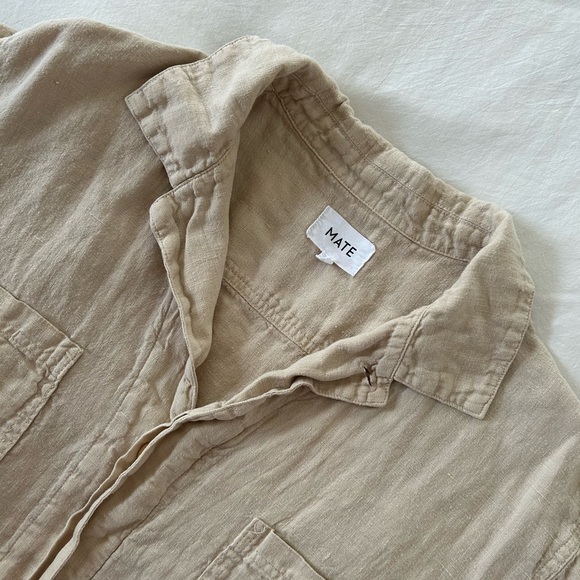 MATE Long Sleeve Linen Jumpsuit - Picture 2 of 8